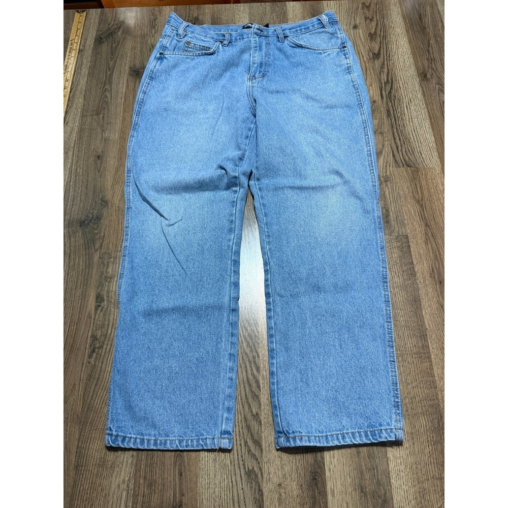 Mission Ridge Denim Jeans, Men's Size 38/30, Blue, Denim, Straight Leg, Pockets